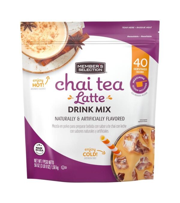 Member's Selection Mezcla en Polvo para Preparar Té Chai Latte con Especias 1.58 kg / 56 oz