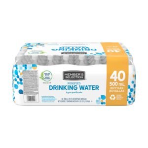 Member's Selection Agua Purificada 40 Unidades / 500 mL / 16.9 oz