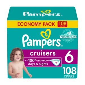 Pampers Pañales para Bebé Cruisers Talla 6 / 108 Unidades