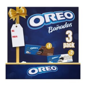 Oreo Fudge Galletas Cubiertas con Chocolate Blanco y Chocolate 3 Unidades / 131 g