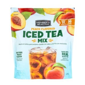 Member's Selection Mezcla en Polvo de Té Helado con Melocotón Bolsa 2 kg / 4.4 lb