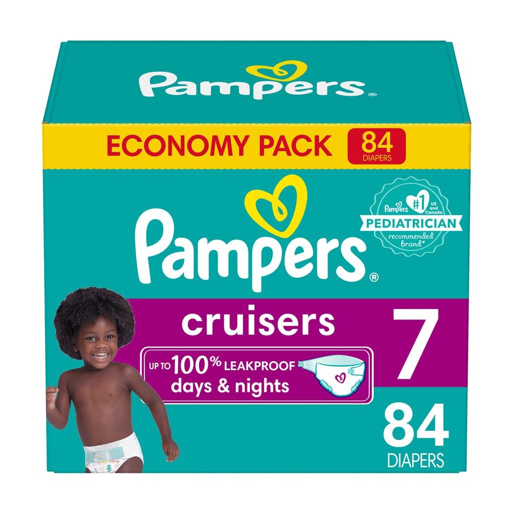 Pampers Pañales Cruisers para Bebé Etapa 7 - 84 Unidades