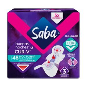 Saba Toallas Femeninas con Alas Buenas Noches Cur-V 48 Unidades