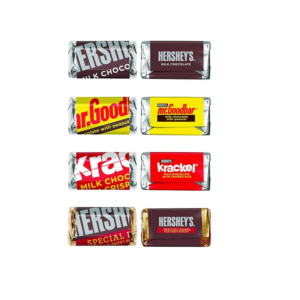 Hershey's Mini Chocolates Surtidos HERSHEY'S, KRACKEL and MR. GOODBAR Unidad