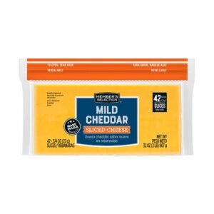 Member's Selection Queso Cheddar Sabor Suave Rebanado 907 g / 2 lb