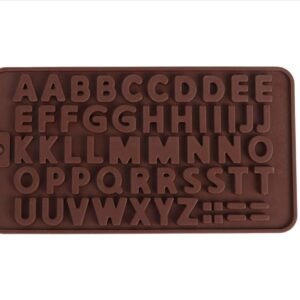 Molde de Silicona de Letras 3/4'' Pequeño