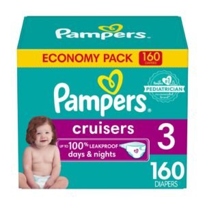 Pampers Pañales para Bebé Cruisers Talla 3 / 160 Unidades