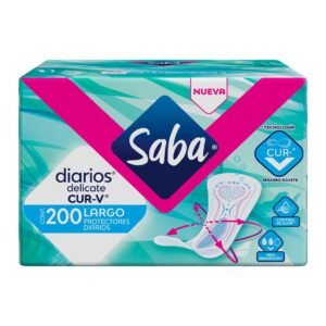 Saba Protectores Diarios Cur-V 200 Unidades