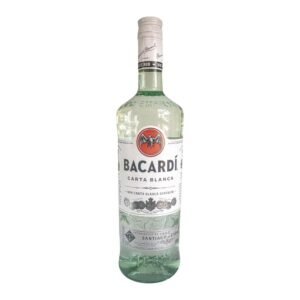 Bacardi Carta Blanca Ron Blanco con Notas de Almendras y Vainilla 980 mL