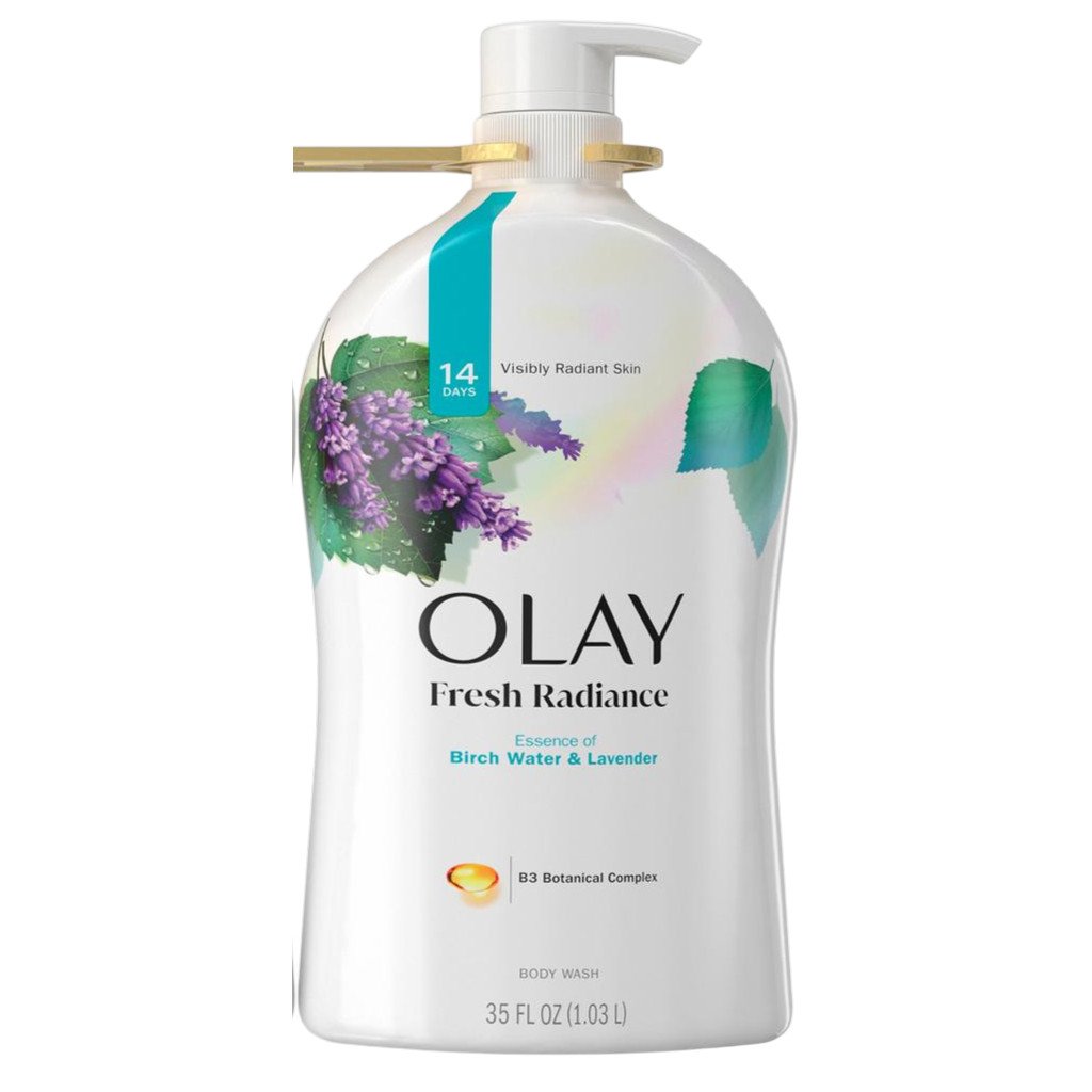 Olay Gel de Baño Corporal Fresh Radiance Agua de Abedul y Lavanda / 1.03 L / 35 oz