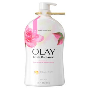 Olay Gel de Baño Corporal Fresh Radiance Agua de Rosas y Néctar Dulce / 1.03 L / 35 oz