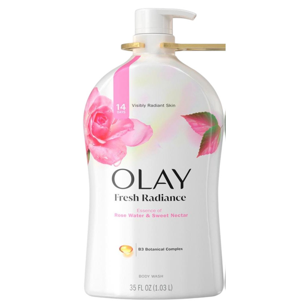 Olay Gel de Baño Corporal Fresh Radiance Agua de Rosas y Néctar Dulce / 1.03 L / 35 oz