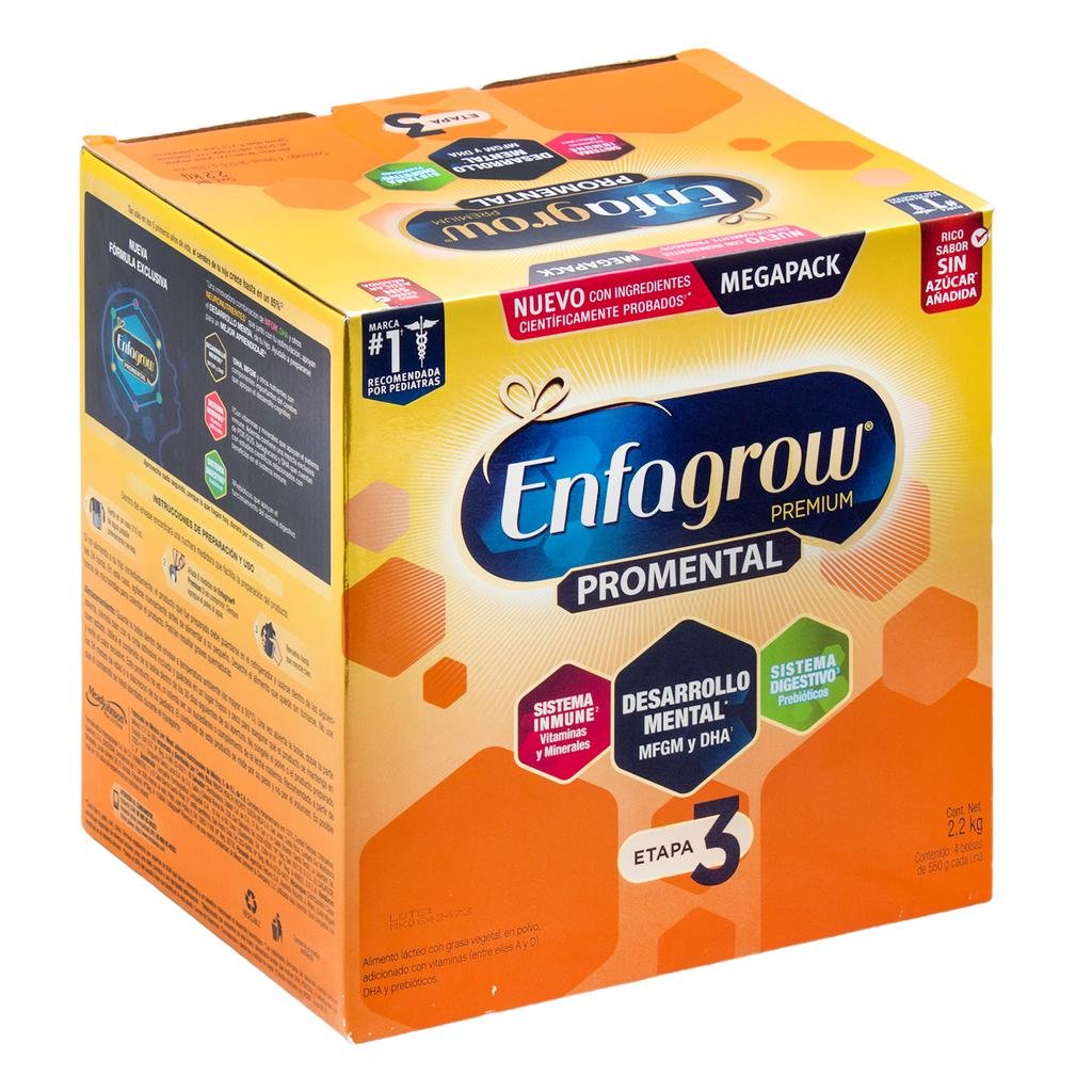 Enfagrow 3 Fórmula Infantil 4 Unidades / 550 g / 1.2 lb
