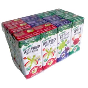 Sunberry Farms Jugo Orgánico de Variados Sabores a Frutas 12 Unidades / 200 mL / 6.75 oz