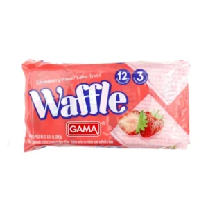 Galleta Gama Dulce Waffle Sabor Fresa 12 Unidades - 240 g